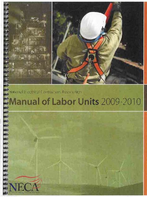 neca manual of labour units