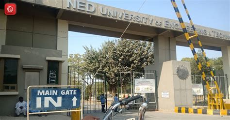 Ned University Of Engineering Technology Neduet