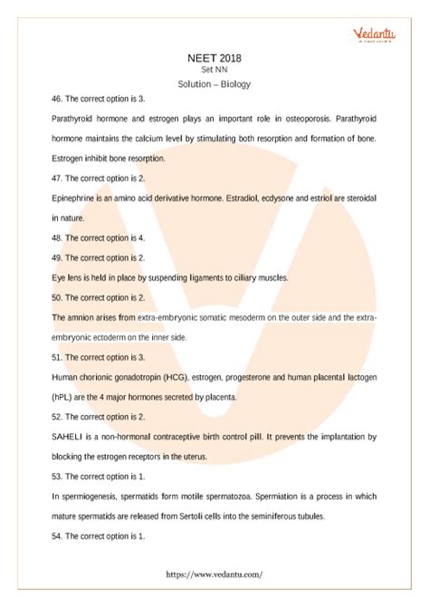 Neet Question Paper 2018