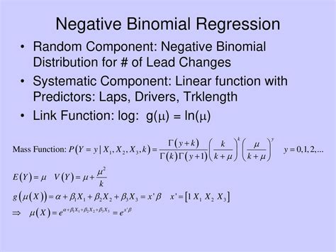 negative binomial regression python