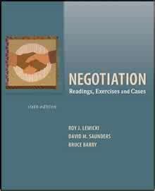 Full Download Negotiation Readings Exercises And Cases 