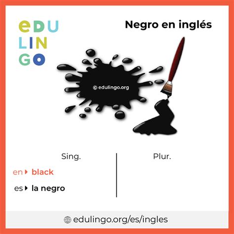 Negro En Ingles