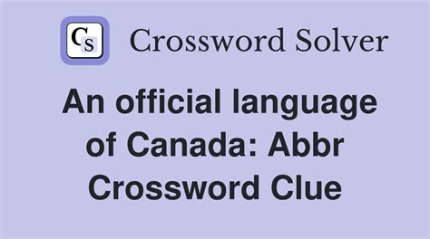 neighbor of canada abbr. Crossword Clue Wordplays.com