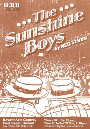 Neil Simon Sunshine Boys Script