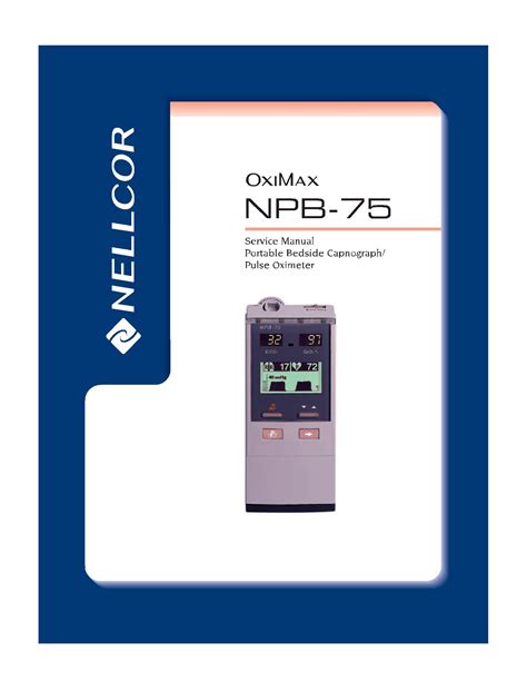 Read Online Nellcor Npb 75 User Guide 