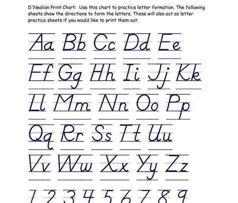 nelson handwriting sheets to practice