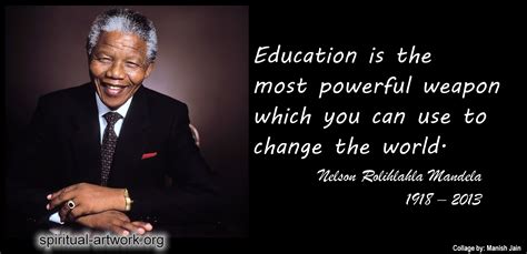 nelson mandela education quote