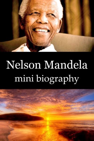 nelson mandela mini biography