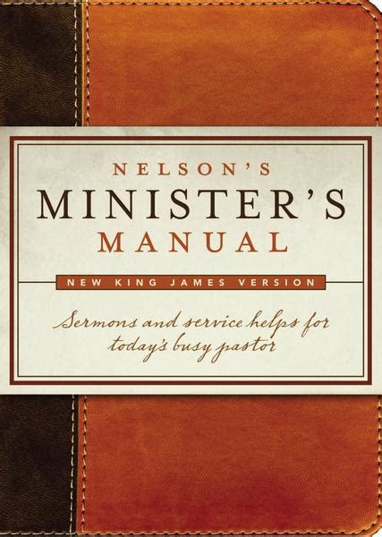nelson minister manual