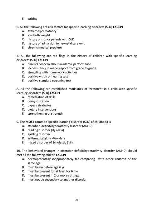 nelson pediatrics mcq