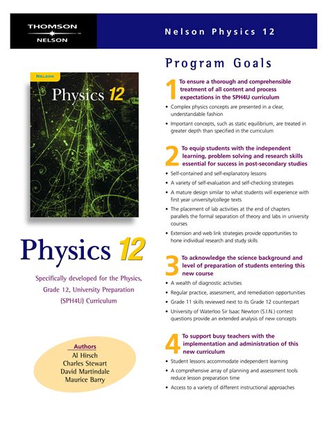 Nelson Physics 12 Solution