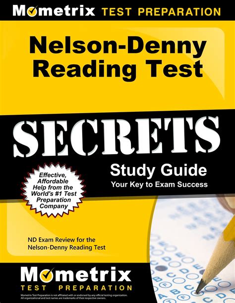 Full Download Nelson Denny Test Study Guide 