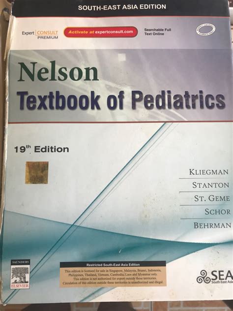 Full Download Nelson Textbook Of Pediatrics 19Th Edition Citation 