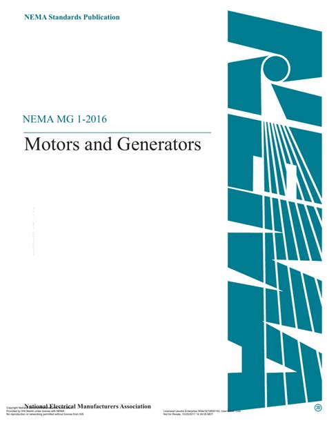 Read Nema Standards Publication Mg 1 2016 