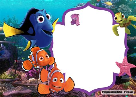 Nemo Birthday Invitation