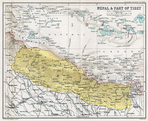 Nepal Old Map