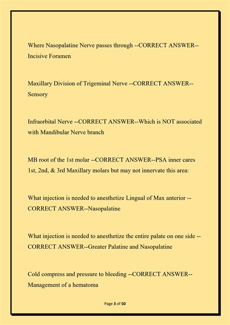 Read Nerb Local Anesthesia Exam Study Guide 