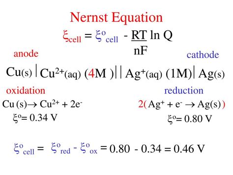 Nernst Equation
