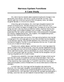 Nervous System Case Study