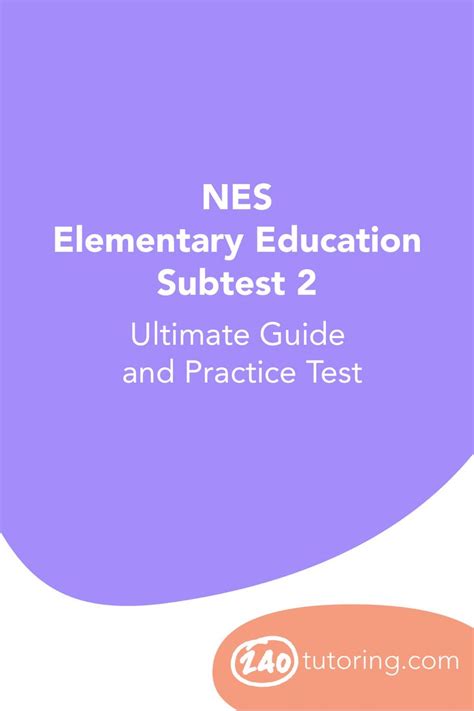 Nes Subtest 2 Practice Test