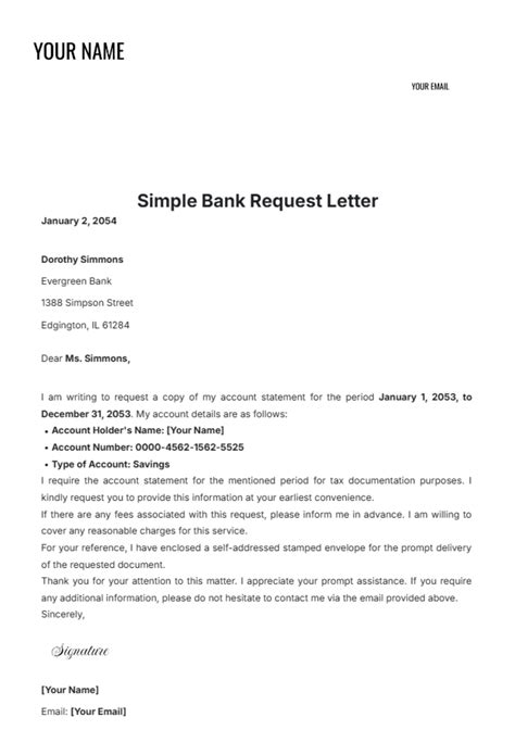Net Banking Request Letter Sample