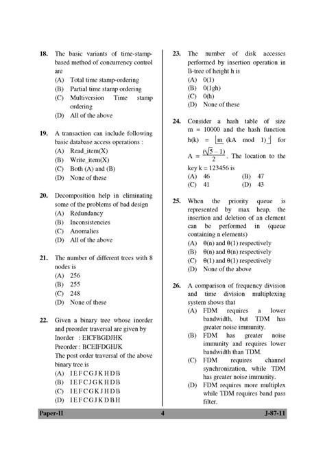 Full Download Net Exam Question Paper For Computer Science 2013 