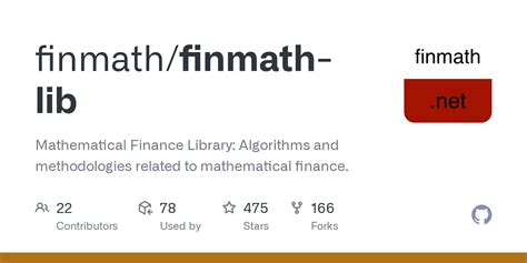 net.finmath:finmath-lib 6.0.12 on Maven - Libraries.io