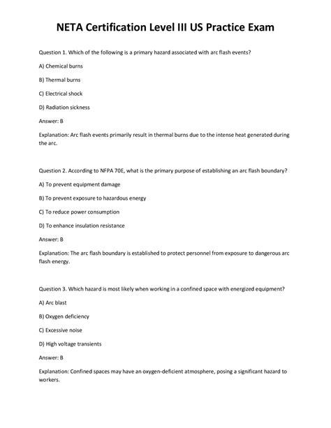 Read Online Neta Level 3 Study Guide 