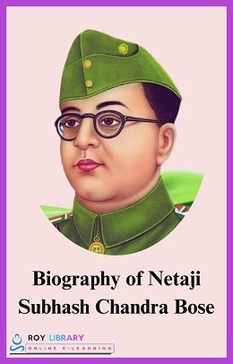netaji subash biography examples