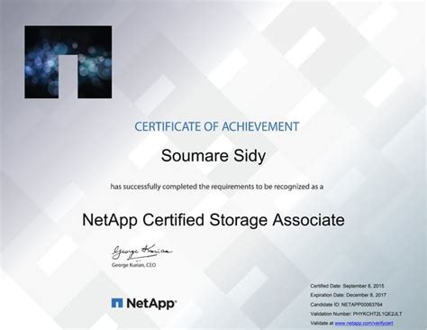 Netapp Certified Storage Associate