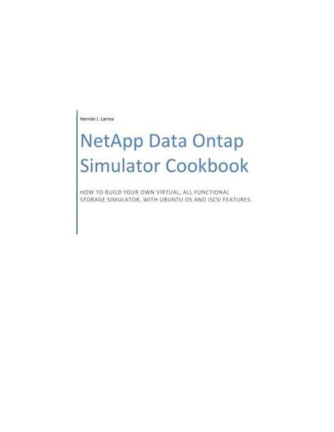 netapp ontap cookbook