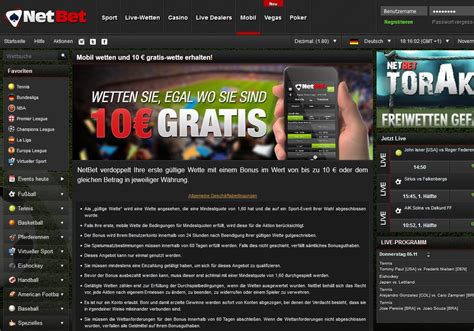 netbet bonus 10 euro eepv