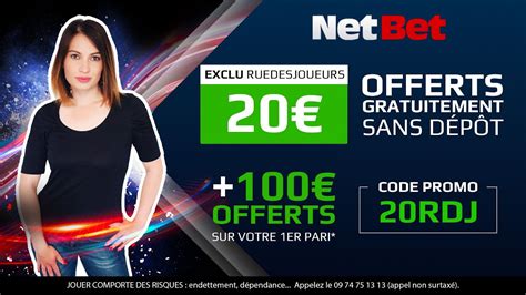 netbet bonus sans depot aywr france