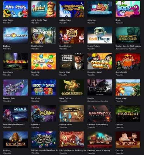 netent casino games list rzen luxembourg