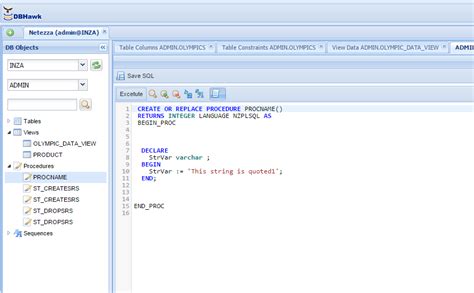 Netezza Sql Manual