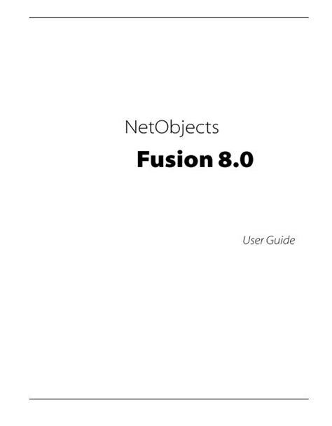 netobjects fusion user guide