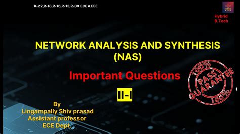 Network Analysis And Synthesis Important Questions