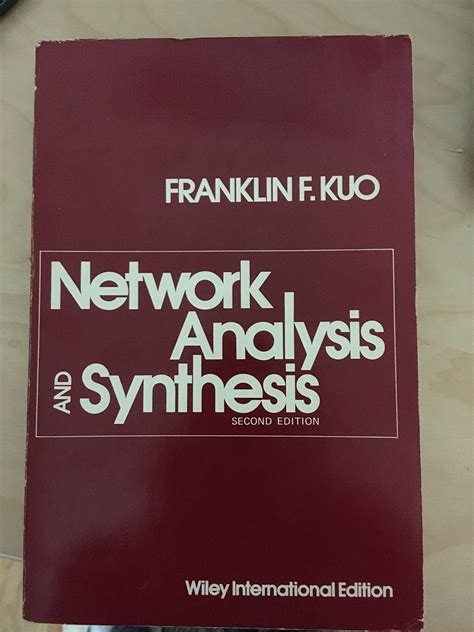 Network Analysis By F Kuo Pdf