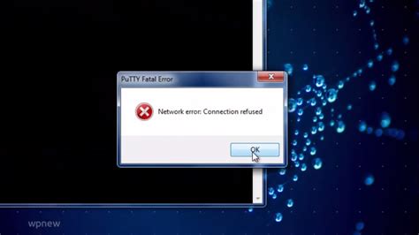 network error connection refused sftp