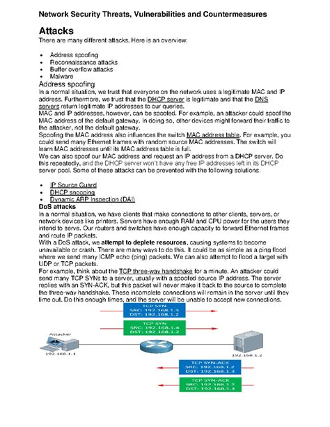 Network Security Attacks And Countermeasures By Dileep Kumar G