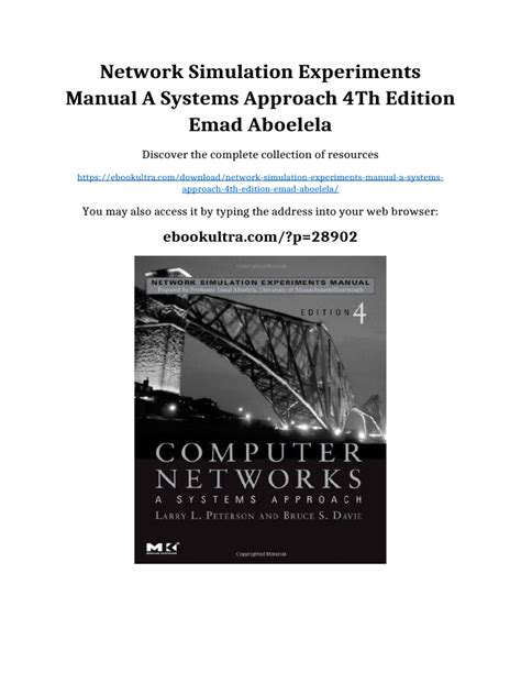 Network Simulation Experiments Manual 2015