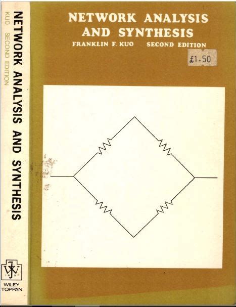 Full Download Network Analysis And Synthesis Franklin F Kuo Solution 