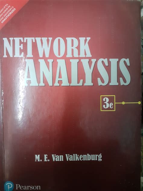 Read Network Analysis Van Valkenburg 