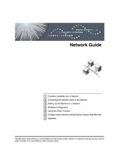 Read Network Guide Ricoh 