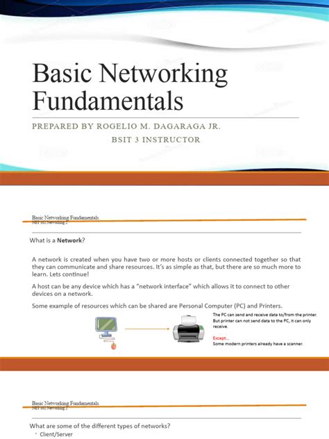 Networking Basics Pdf