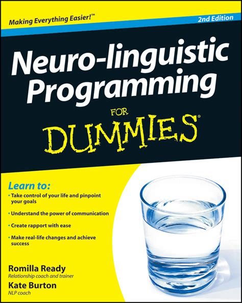 Read Neuro Linguistic Programming For Dummies For Dummies Psychology Self Help 