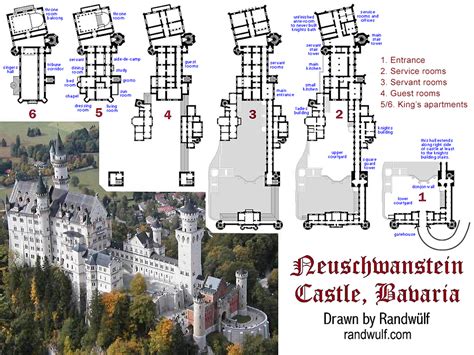 neuschwanstein castle blueprints