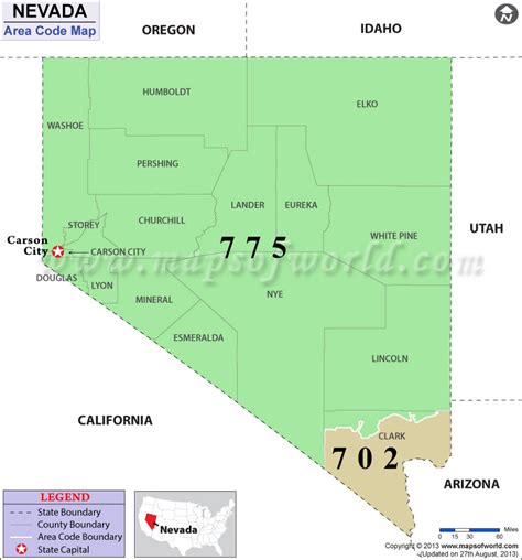 nevada area code