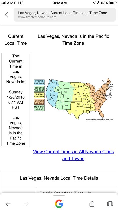 nevada time now