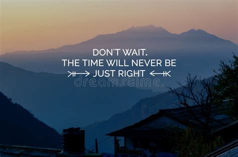 never a right time